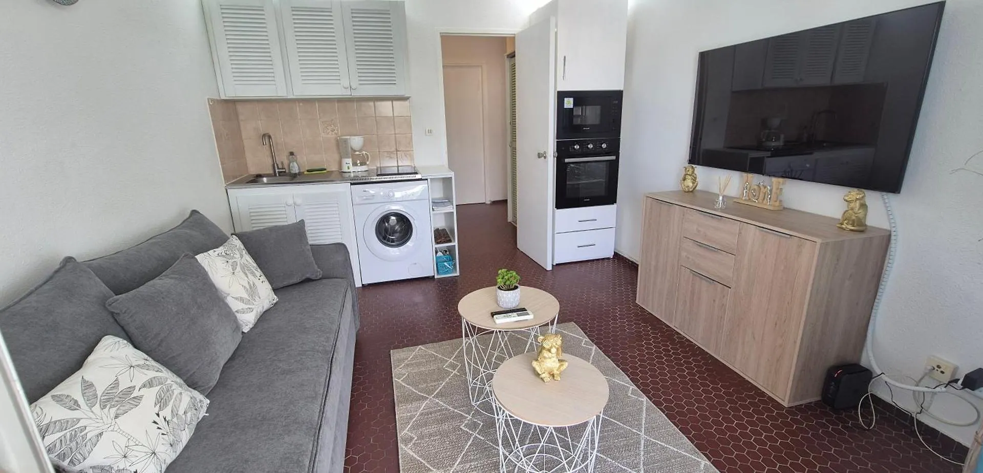 Appartement F2 Vue Piscine Saint-Francois  Apartment